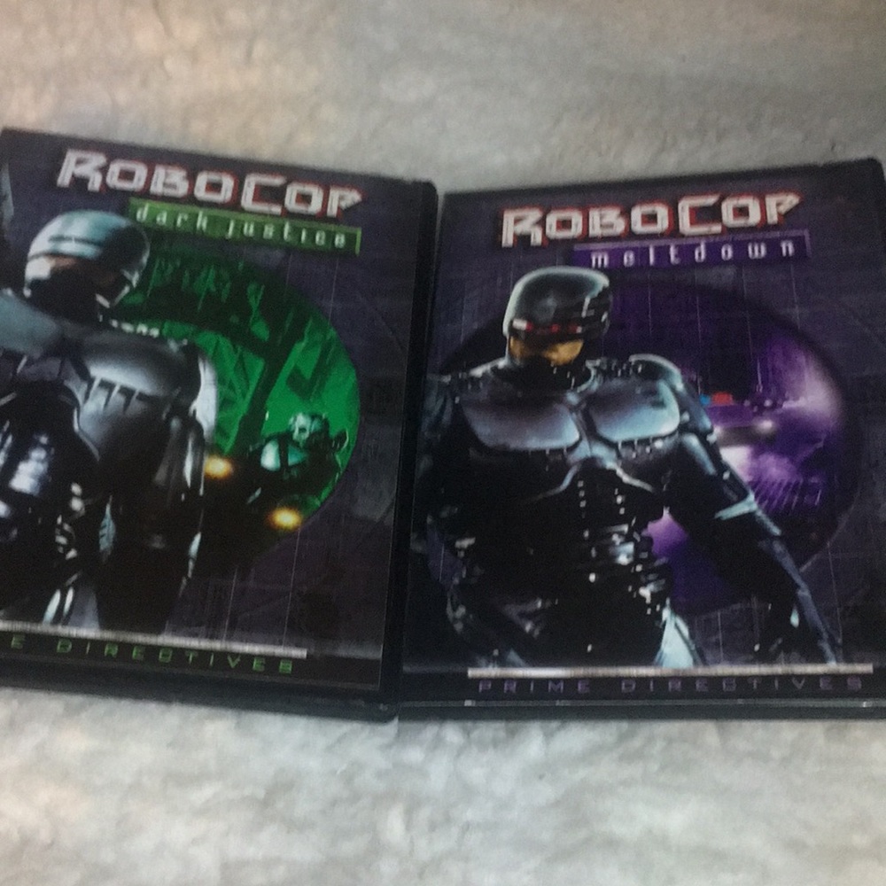 Robo cop dvd meltdown, dark justice